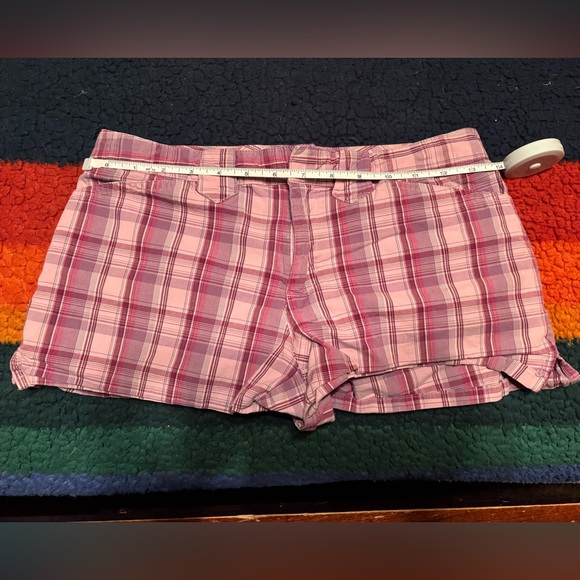 Purple plaid shorts - Picture 6 of 7